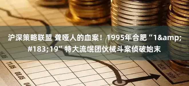 沪深策略联盟 聋哑人的血案！1995年合肥“1·19”特大流氓团伙械斗案侦破始末